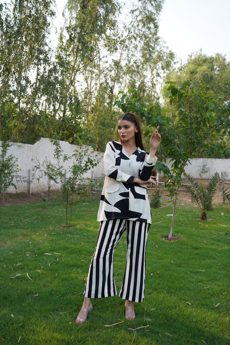 Soft Crepe Printed 2-Piece Co-ord Set