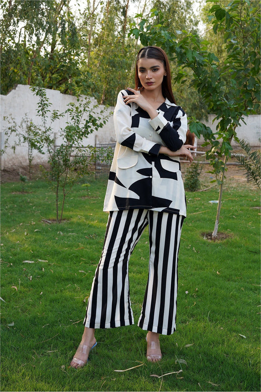 Soft Crepe Printed 2-Piece Co-ord Set
