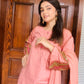 New Peach 3 Piece Embroidered for Winter Wear