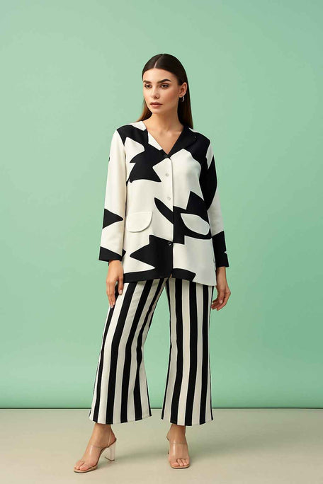 Soft Crepe Printed 2-Piece Co-ord Set